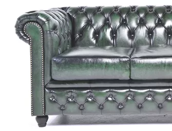 Classic Chesterfield Sofa Antiek Green