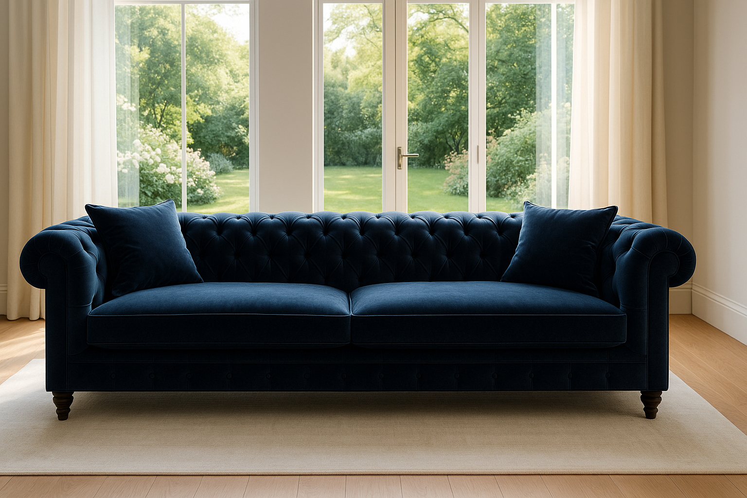 Hoe kies je de perfecte stof voor een bank met gecapitonneerde rug: duurzaamheid, comfort en stijl in balans