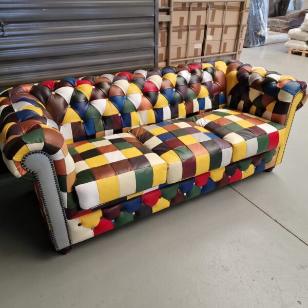 Chesterfield Brighton Kameleon – 3-zits, Leer