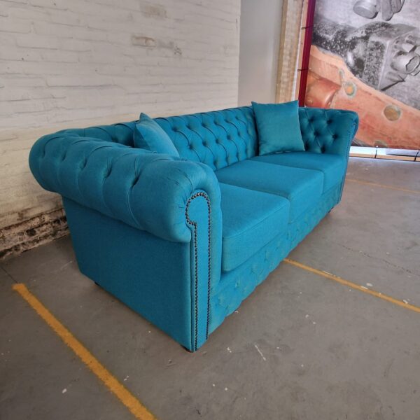 Chesterfield Bank Bahama Oceaanblauw (3-zits)
