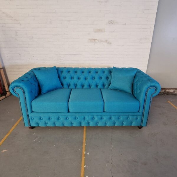 Chesterfield Bank Bahama Oceaanblauw (3-zits)