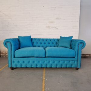 Chesterfield Bank Bahama Oceaanblauw (3-zits)