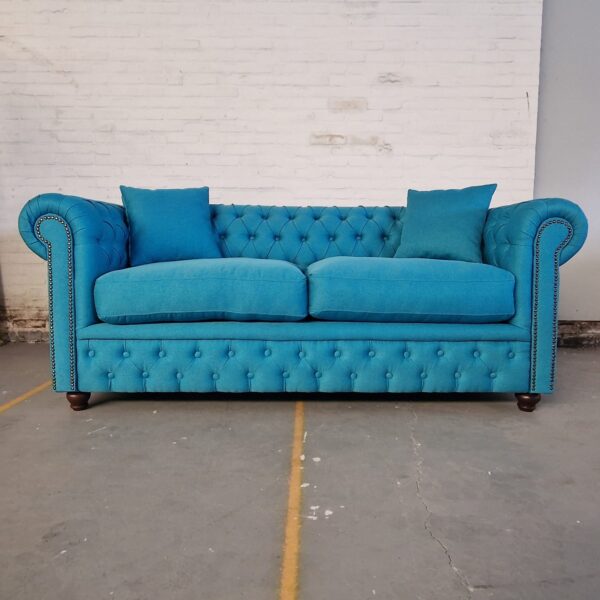 Chesterfield Bank Bahama Oceaanblauw (3-zits)