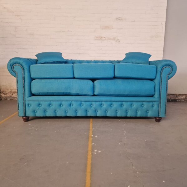 Chesterfield Bank Bahama Oceaanblauw (3-zits)
