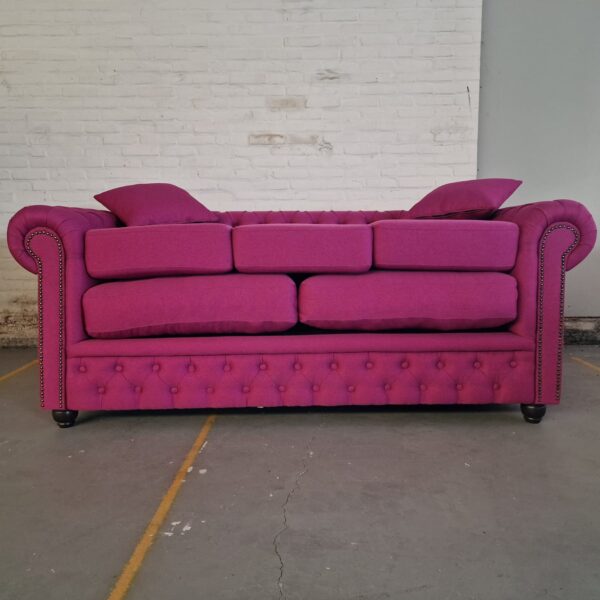 Chesterfield Bank Bahama Fuchsia Roze (3-zits)