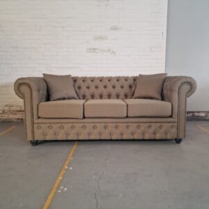Chesterfield Bank Bahama Taupebruin (3-zits)