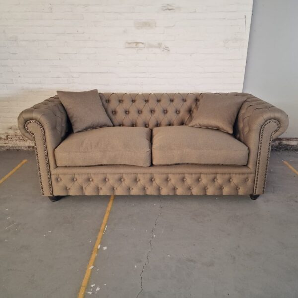 Chesterfield Bank Bahama Taupebruin (3-zits)