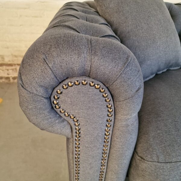 Chesterfield Bank Bahama Antracietgrijs (3-zits)