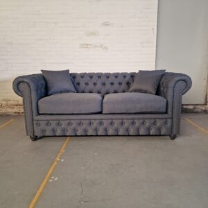 Chesterfield Bank Bahama Antracietgrijs (3-zits)