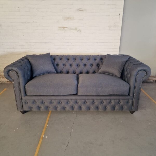 Chesterfield Bank Bahama Antracietgrijs (3-zits)