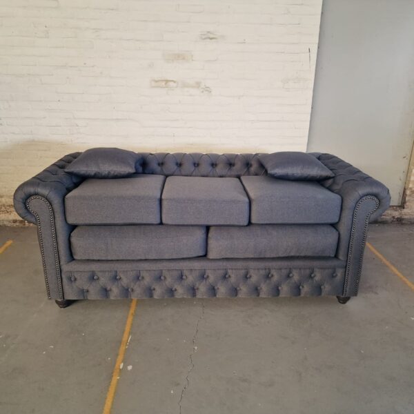 Chesterfield Bank Bahama Antracietgrijs (3-zits)
