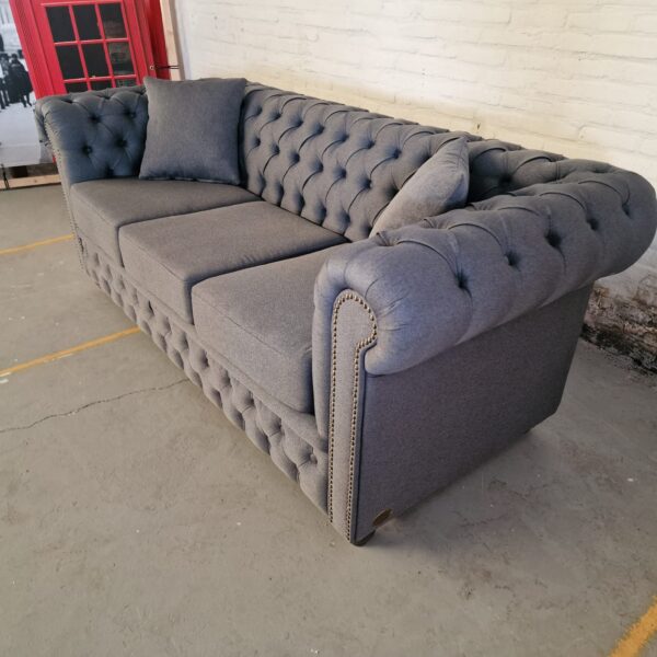 Chesterfield Bank Bahama Antracietgrijs (3-zits)