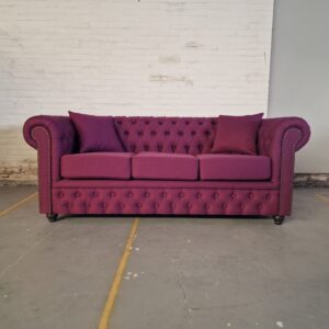 Chesterfield Bank Bahama Bessenroze (3-zits)