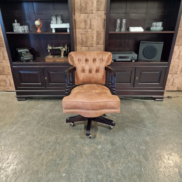 Chesterfield Stoker bureaustoel - Yacht cognac 28