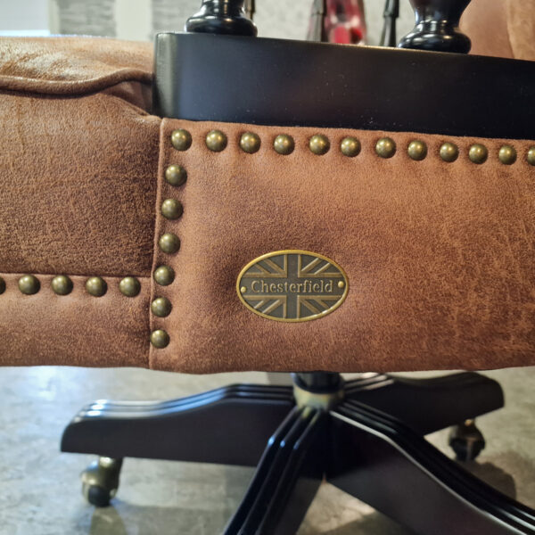 Chesterfield Stoker bureaustoel - Yacht cognac 28