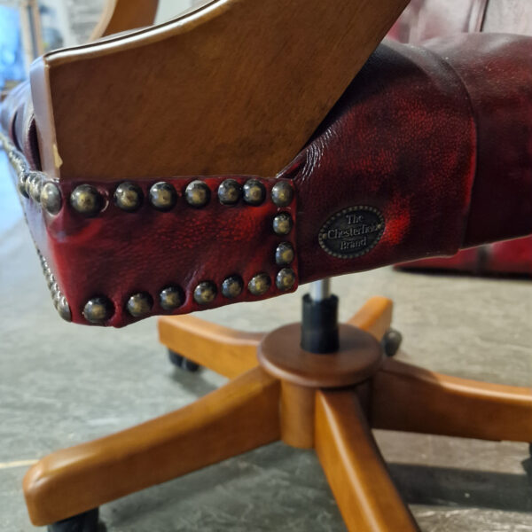 Chesterfield Gainsborough Bureaustoel - Antiek Rood