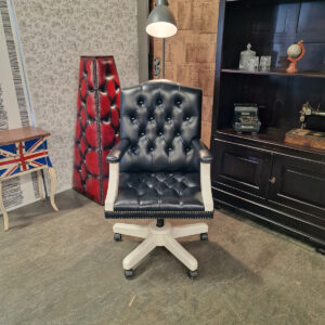 Chesterfield Gainsborough Bureaustoel - Zwart/Wit