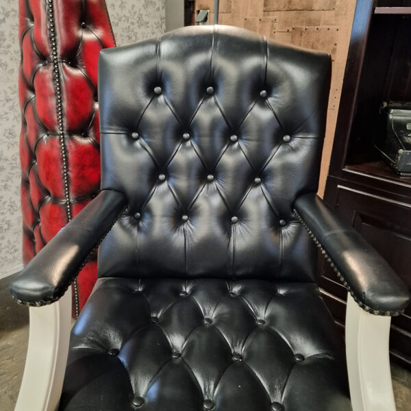 Chesterfield Gainsborough Bureaustoel - Zwart/Wit