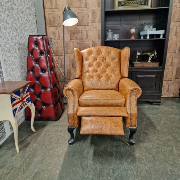 Lazychester relaxfauteuil (M) - Vintage Bruin