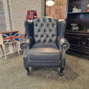 Chesterfield Lord fauteuil - Vintage grijs