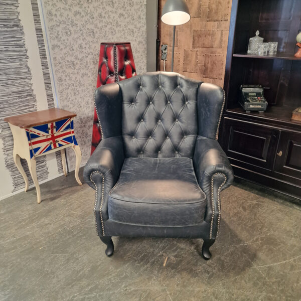 Chesterfield Lord fauteuil - Vintage grijs