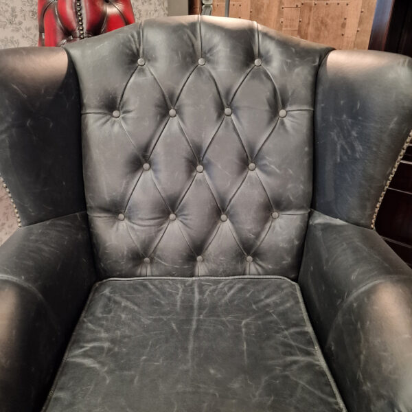 Chesterfield Lord fauteuil - Vintage grijs