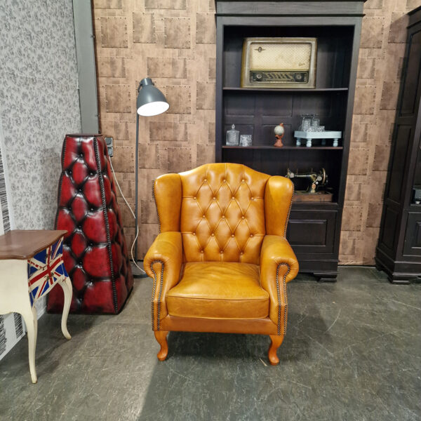Chesterfield Lord fauteuil - Golden oak