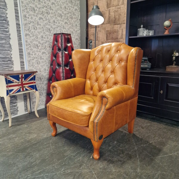Chesterfield Lord fauteuil - Golden oak