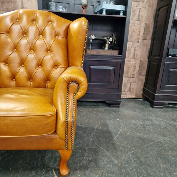 Chesterfield Lord fauteuil - Golden oak