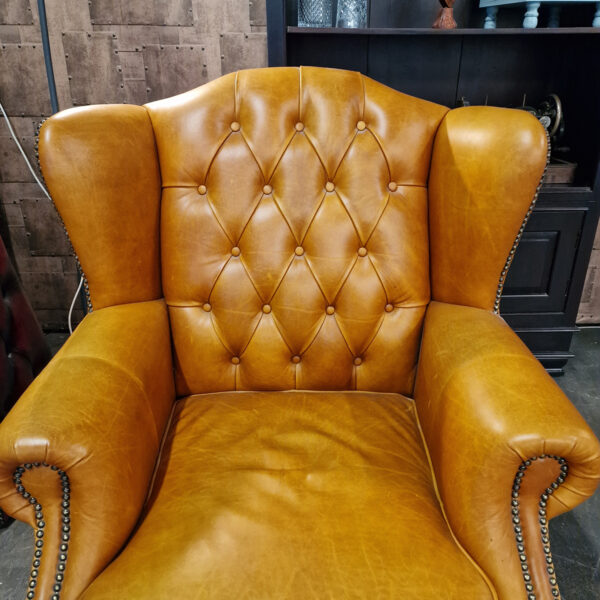Chesterfield Lord fauteuil - Golden oak