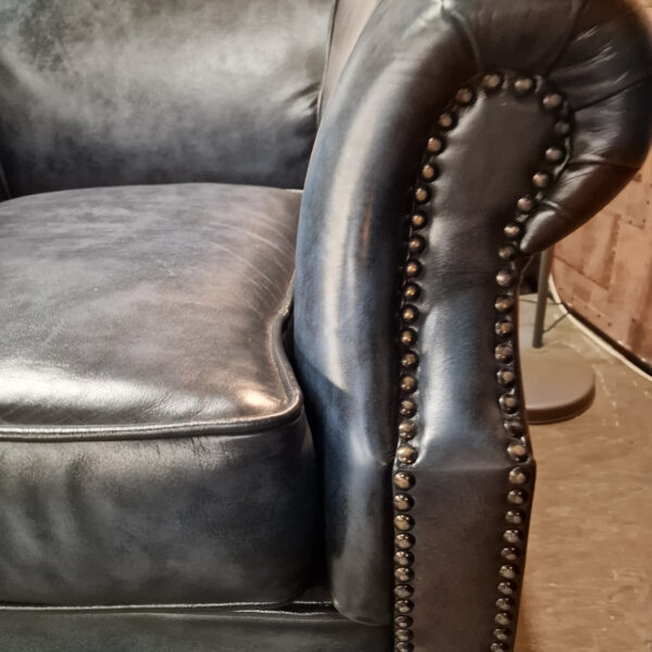 Chesterfield Nelson Fauteuil - Antiek Blauw