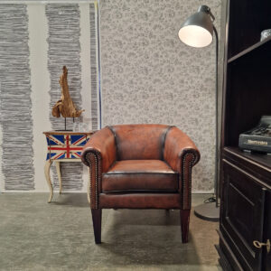 Chesterfield Club chair - Antiek bruin