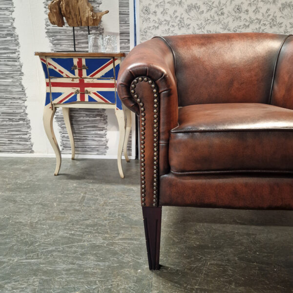 Chesterfield Club chair - Antiek bruin