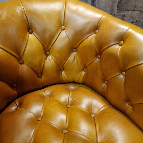 Chesterfield Club chair - Golden oak