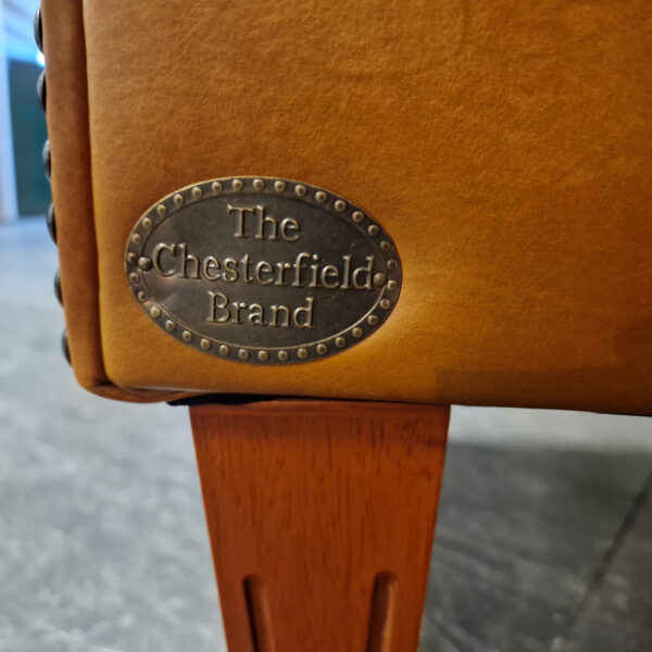 Chesterfield Club chair - Golden oak