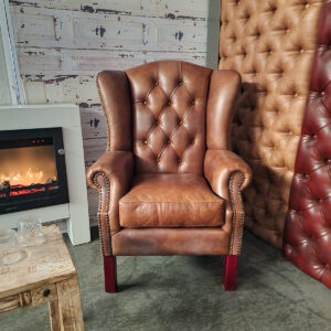 Chesterfield Gloucester fauteuil - Vintage bruin