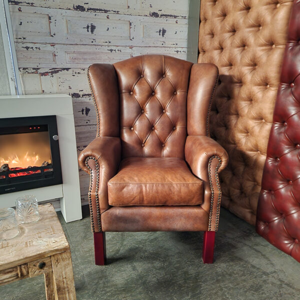 Chesterfield Gloucester fauteuil - Vintage bruin