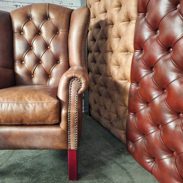 Chesterfield Gloucester fauteuil - Vintage bruin