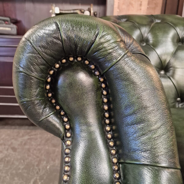 Chesterfield Charlston Fauteuil - Antiek Groen