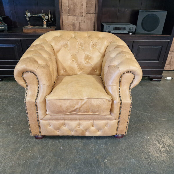 Chesterfield Charlston Fauteuil - Vintage C1060