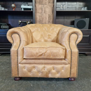 Chesterfield Charlston Fauteuil - Vintage C1060