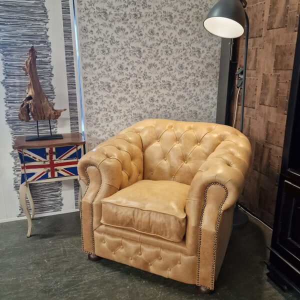 Chesterfield Charlston Fauteuil - Vintage C1060