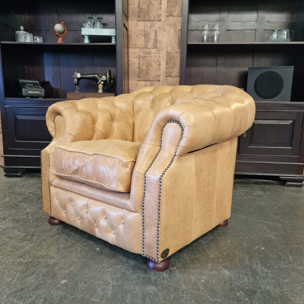 Chesterfield Charlston Fauteuil - Vintage C1060