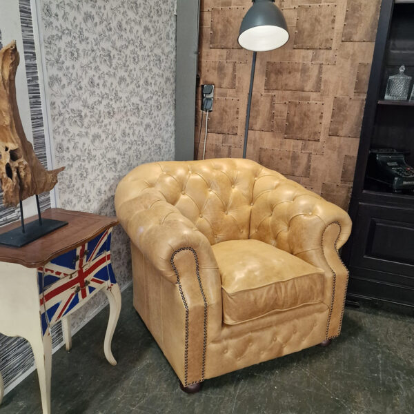 Chesterfield Charlston Fauteuil - Vintage C1060