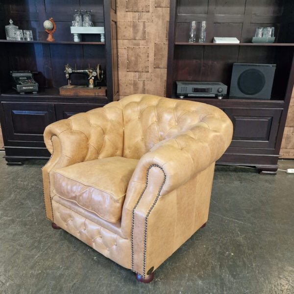 Chesterfield Charlston Fauteuil - Vintage C1060