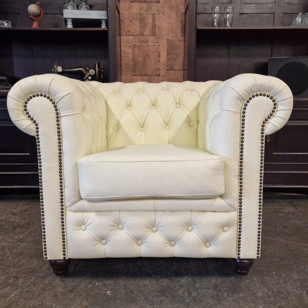Chesterfield Brighton fauteuil - Vanille