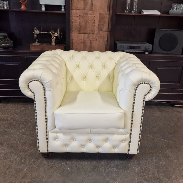 Chesterfield Brighton fauteuil - Vanille