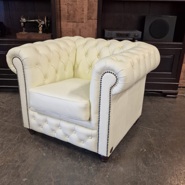 Chesterfield Brighton fauteuil - Vanille