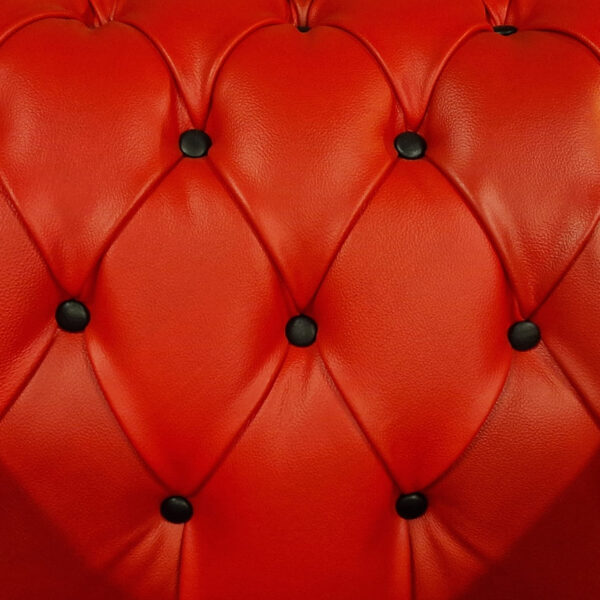 Chesterfield Brighton Fauteuil - Rood/Zwart