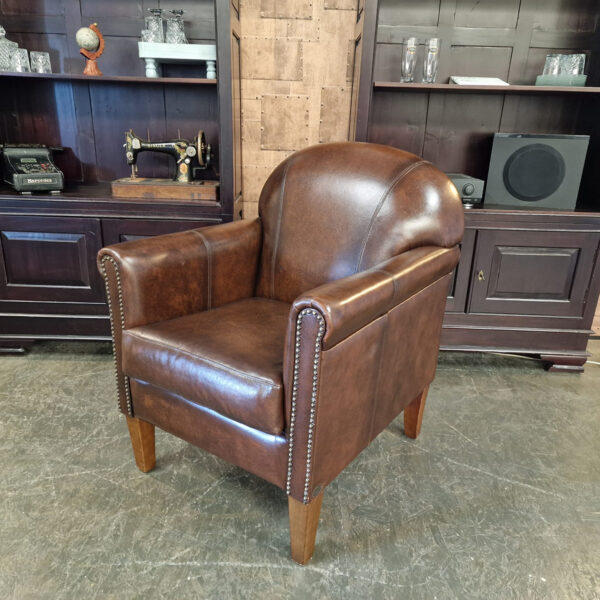 Chesterfield Hammingway fauteuil - Antiek Bruin